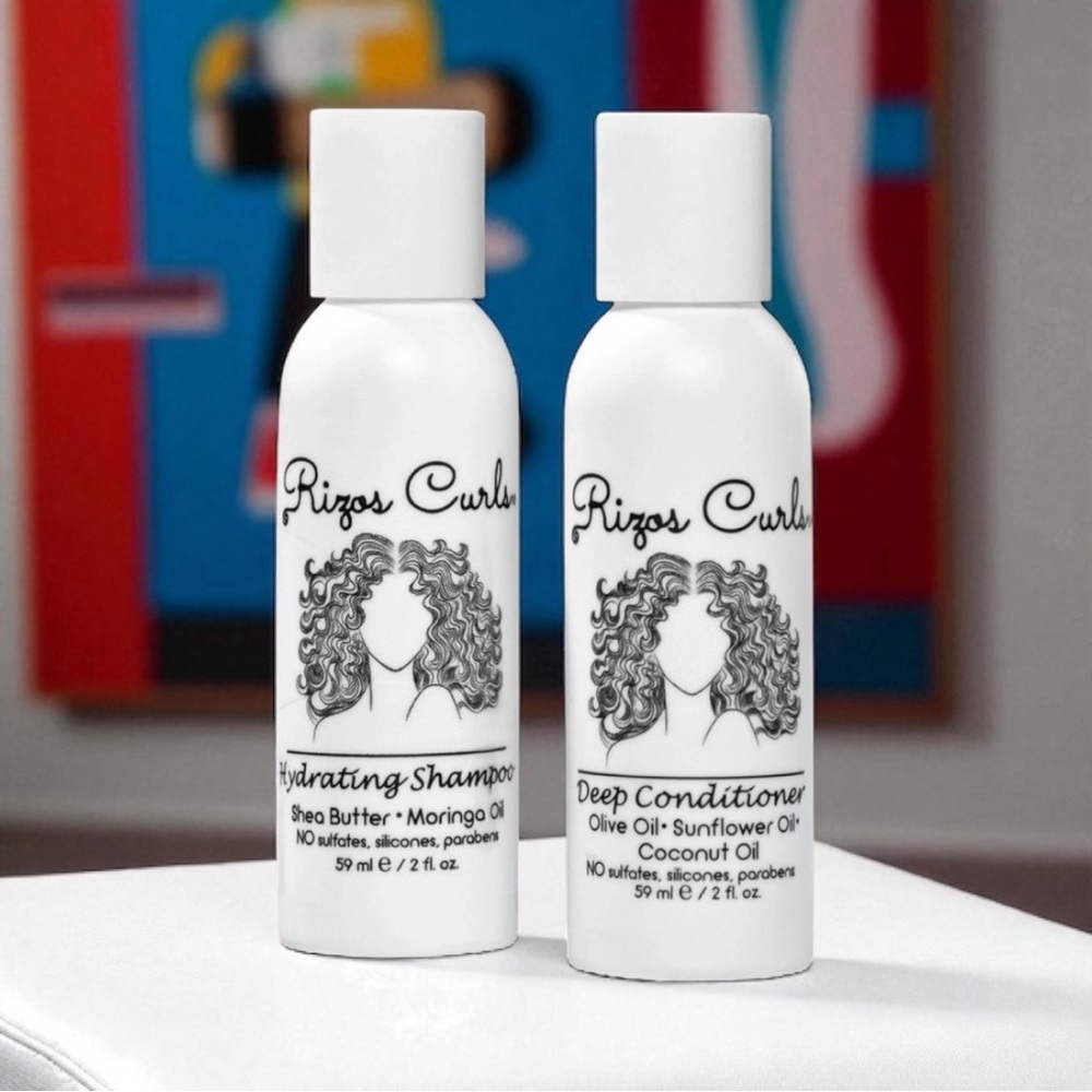 Rizos Curls Travel Set Shampoo & Conditioner 2fl oz. Sealed New